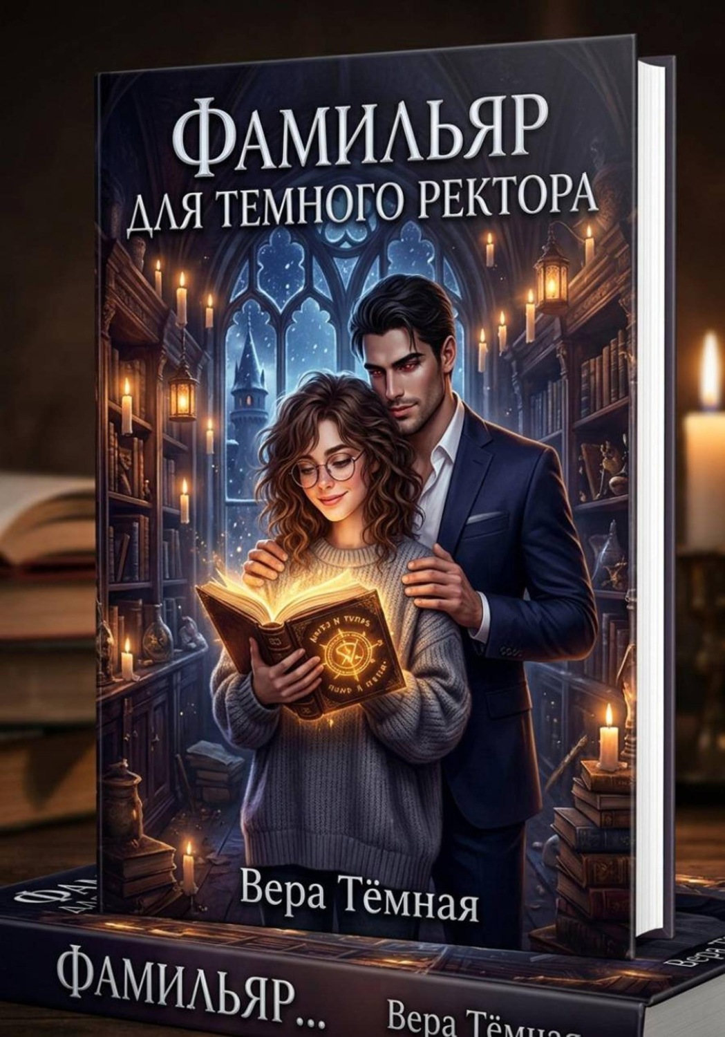 Обложка книги «Фамильяр для темного ректора»