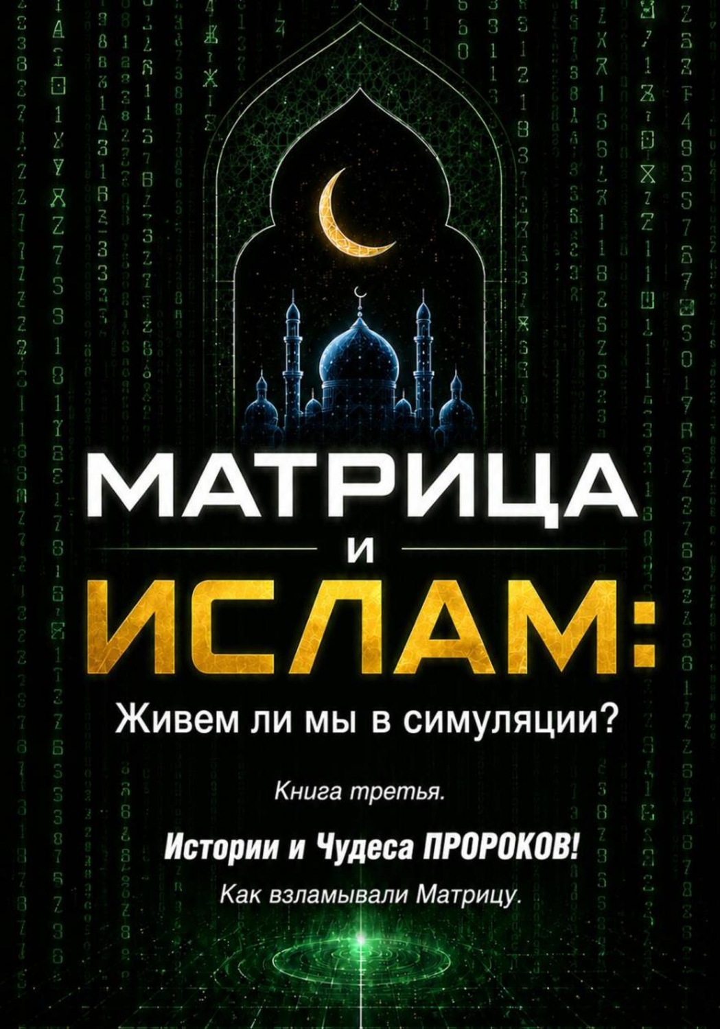Обложка книги «МАТРИЦА и ИСЛАМ: Живем ли мы в симуляции? Книга третья. Истории и Чудеса ПРОРОКОВ! Как взламывали Матрицу»