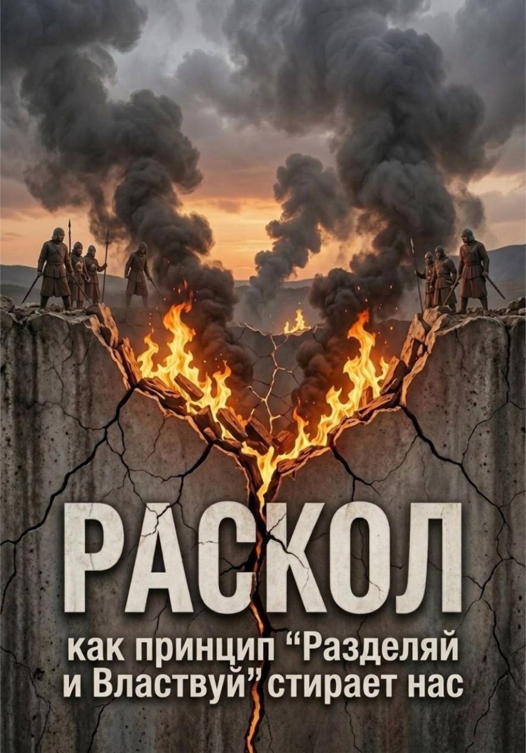 Обложка книги «РАСКОЛ: как принцип "Разделяй и Властвуй" стирает нас»