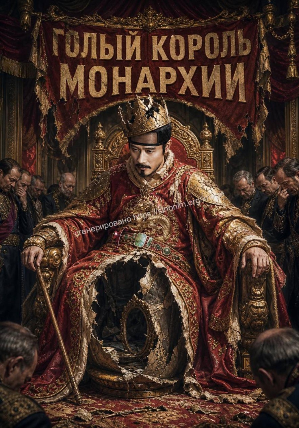 Обложка книги «Голый Король Монархии»