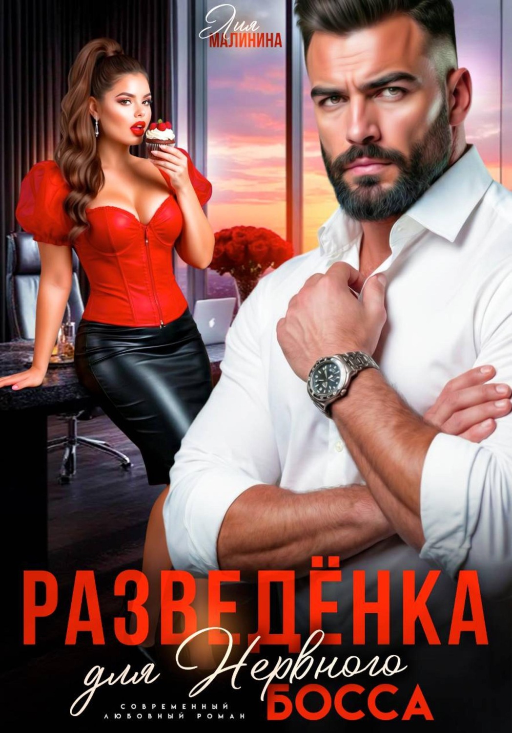 Обложка книги «Разведенка для нервного босса»