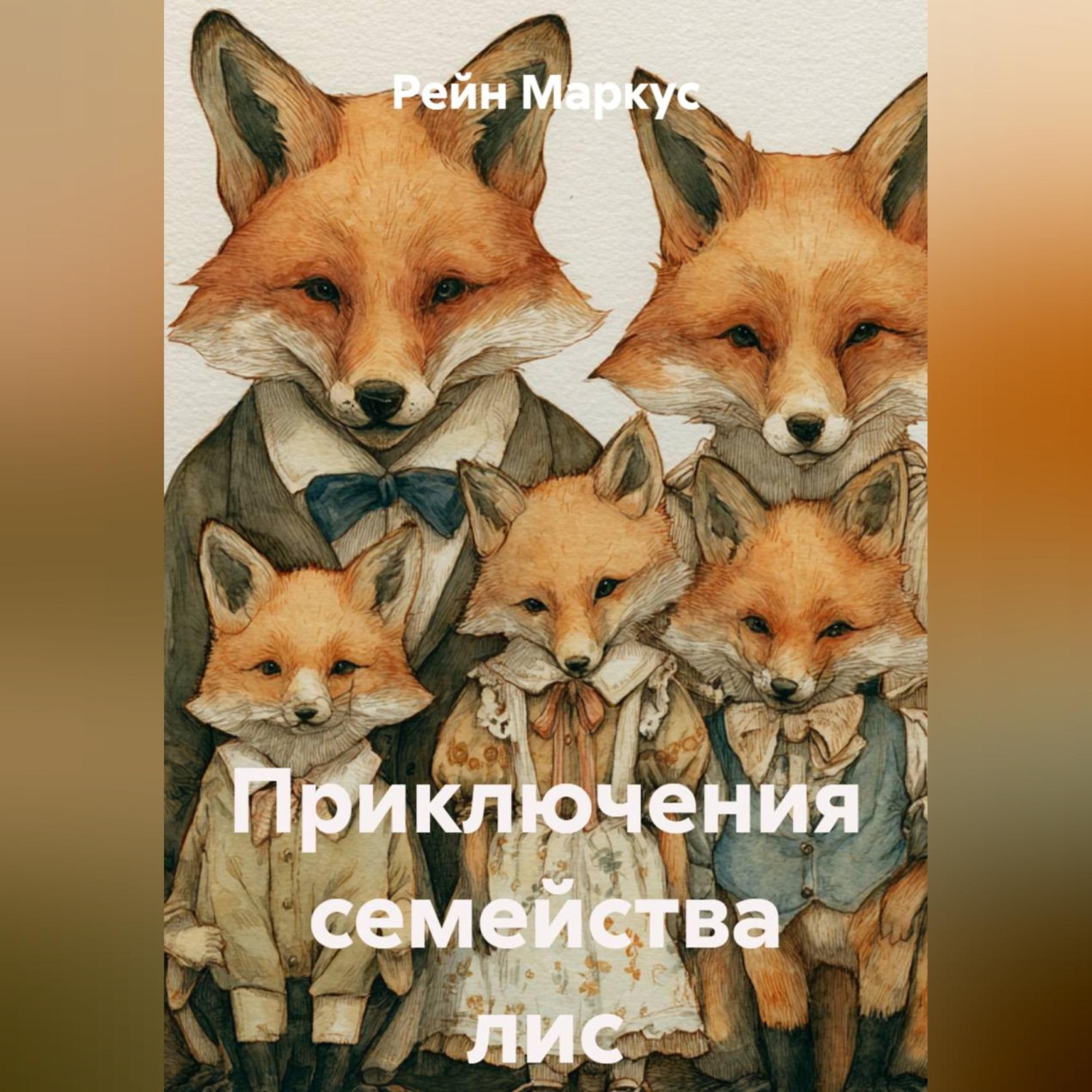 Обложка книги «Приключения семейства лис»