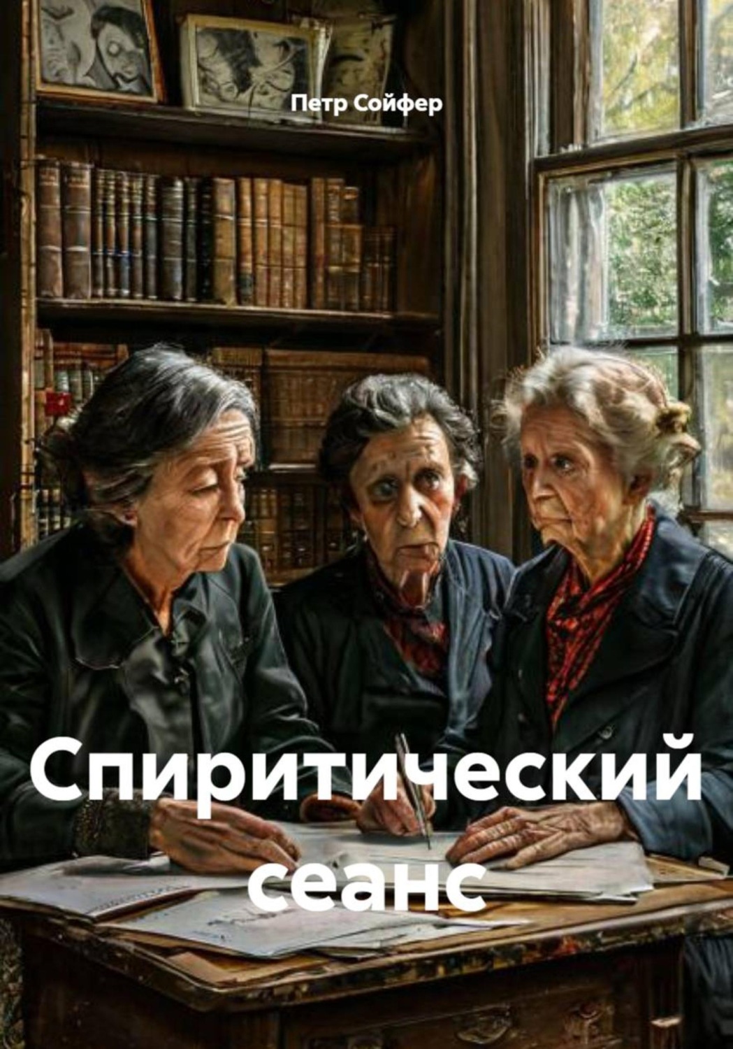 Обложка книги «Спиритический сеанс»
