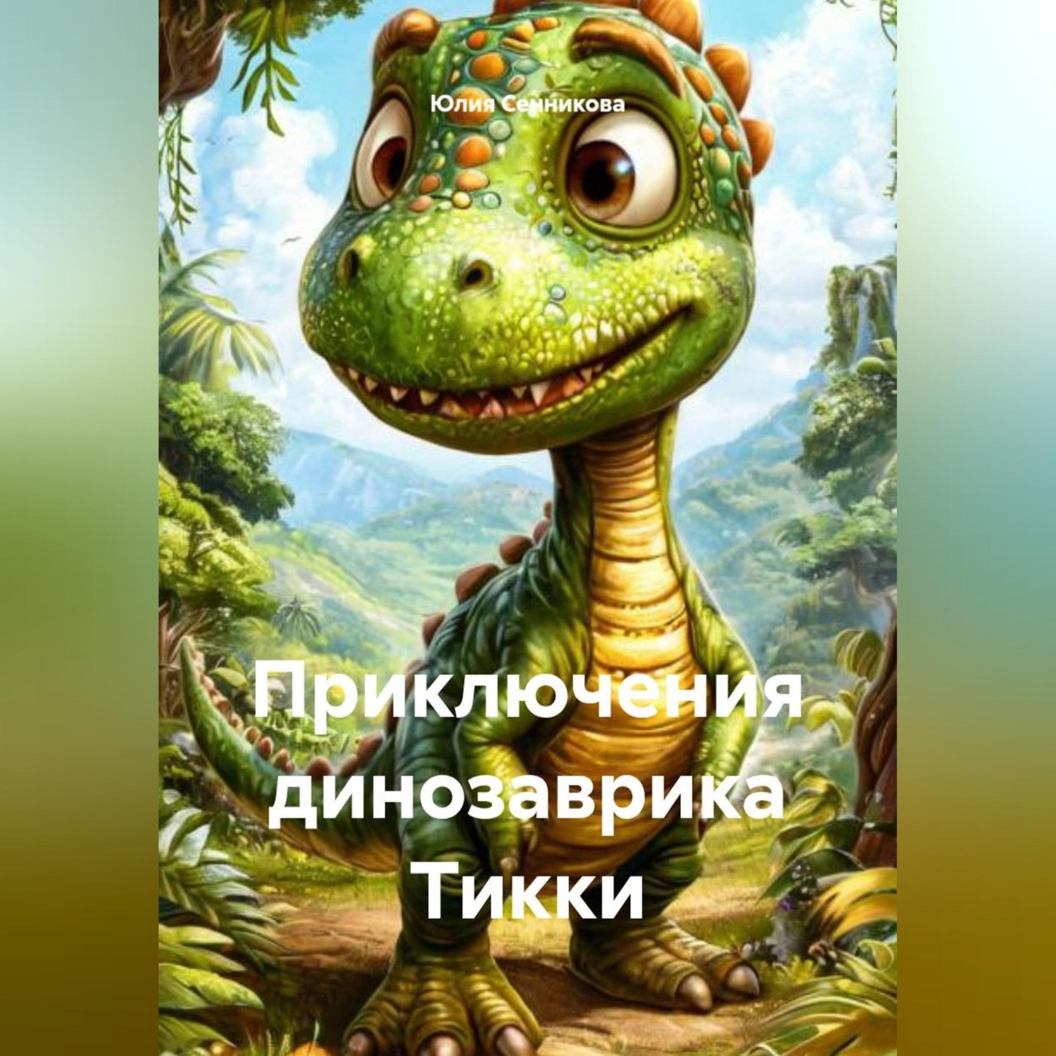 Обложка книги «Приключения динозаврика Тикки»