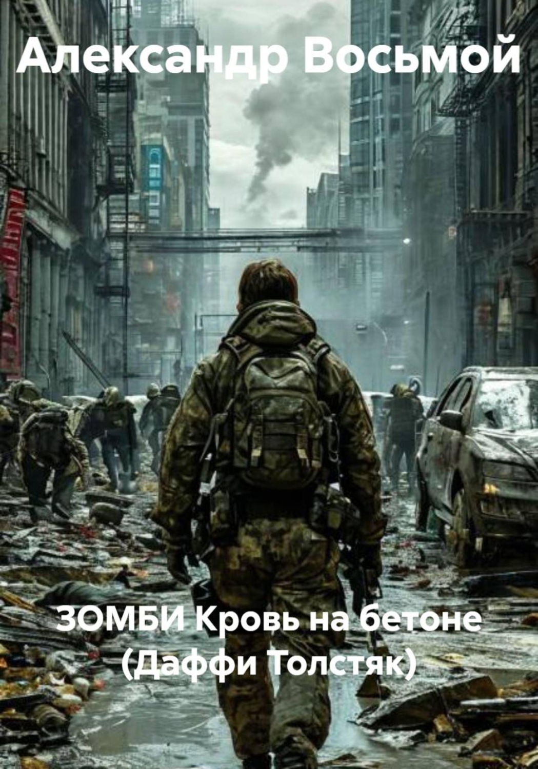 Обложка книги «ЗОМБИ Кровь на бетоне (Даффи Толстяк)»