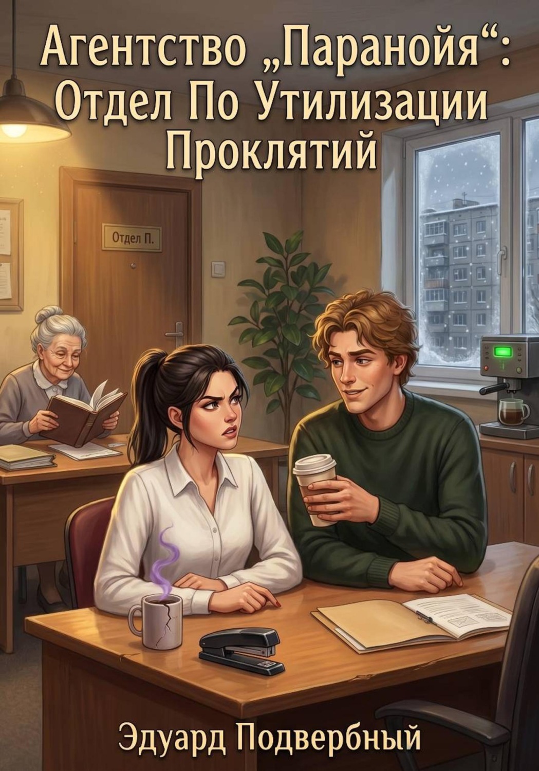 Обложка книги «Агентство «Паранойя»: Отдел по утилизации проклятий»