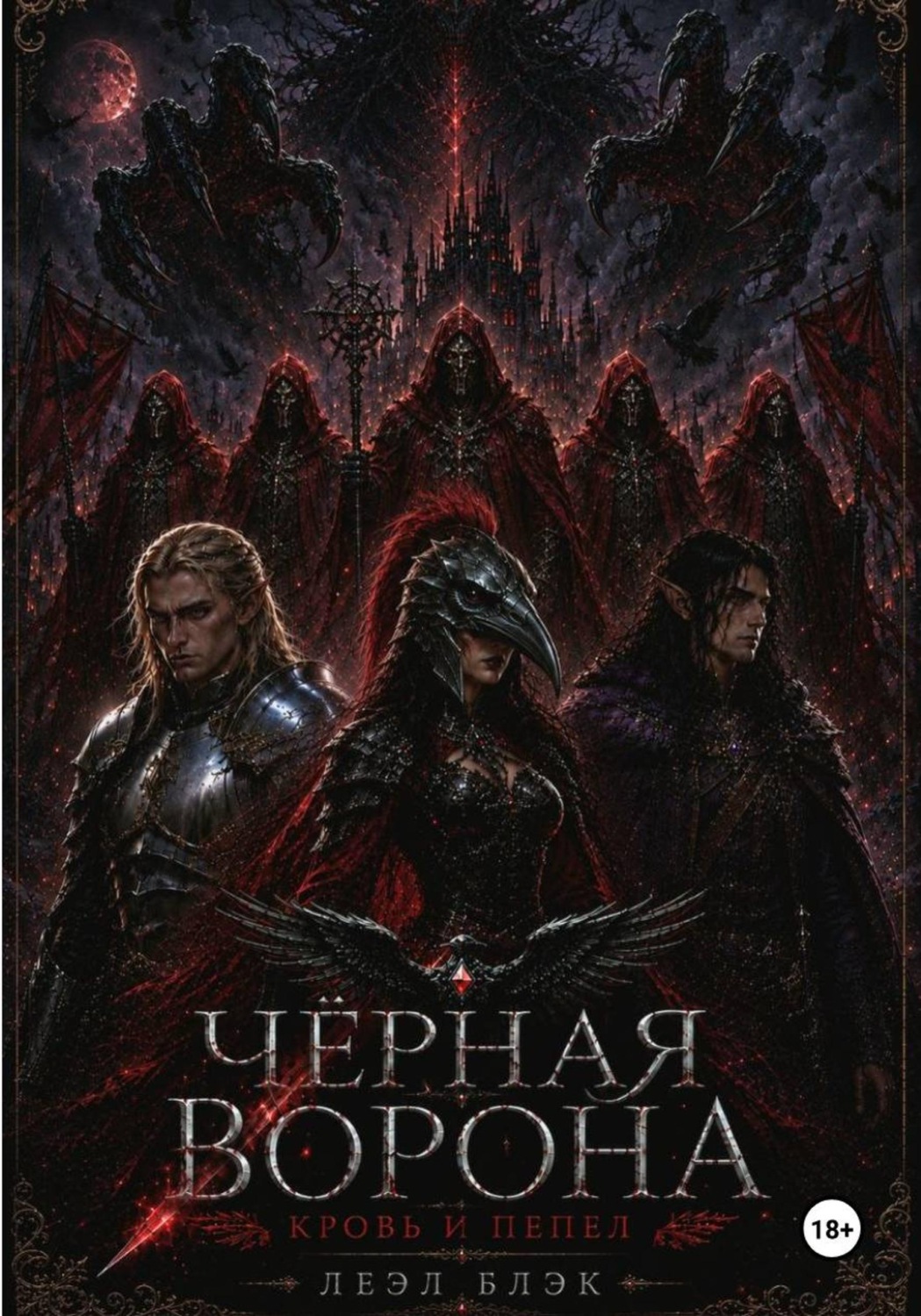Обложка книги «Книга I. Чёрная ворона. Кровь и пепел»