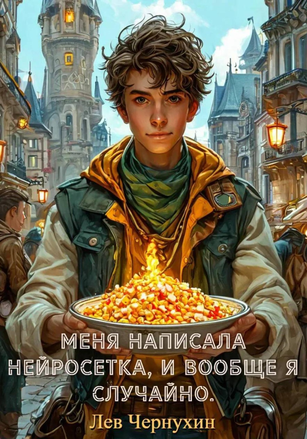 Обложка книги «Меня написала нейросетка, и вообще я случайно»