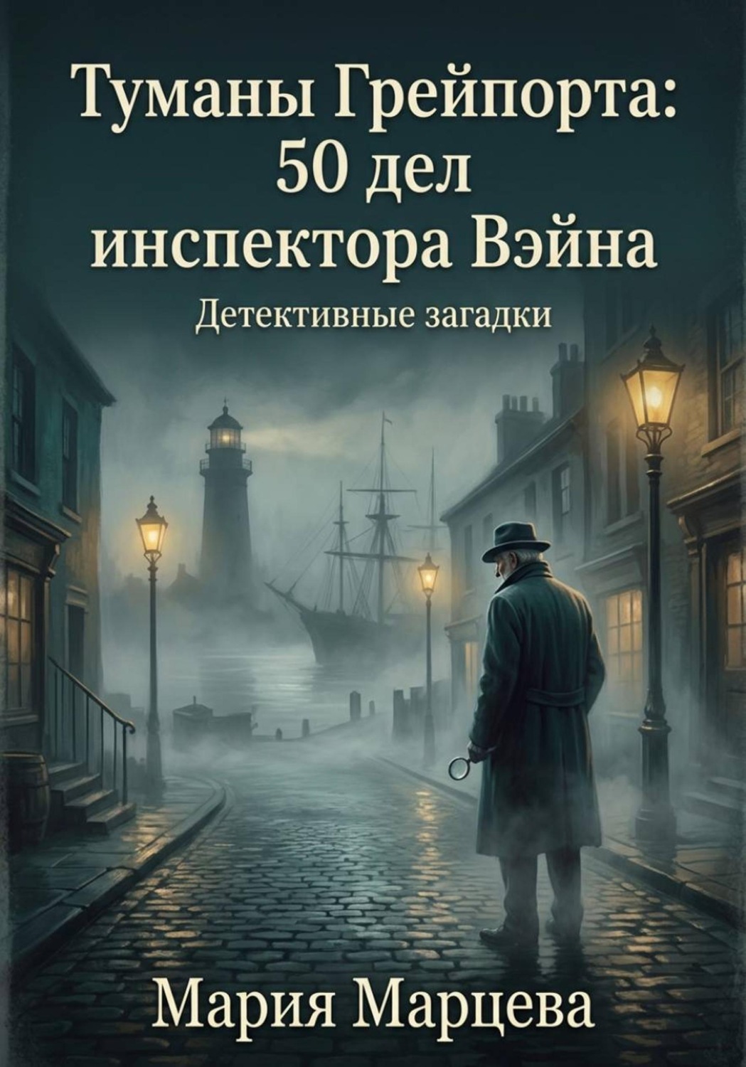 Обложка книги «Детективные загадки. Туманы Грейпорта: 50 дел инспектора Вэйна»