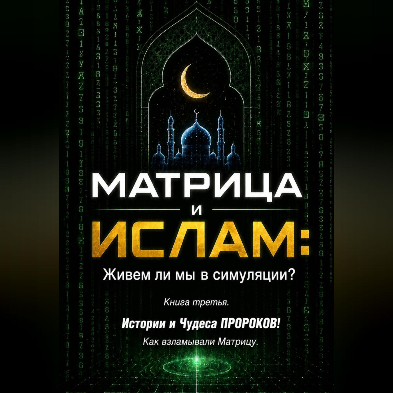 Обложка книги «МАТРИЦА и ИСЛАМ: Живем ли мы в симуляции? Книга третья. Истории и Чудеса ПРОРОКОВ! Как взламывали Матрицу.»