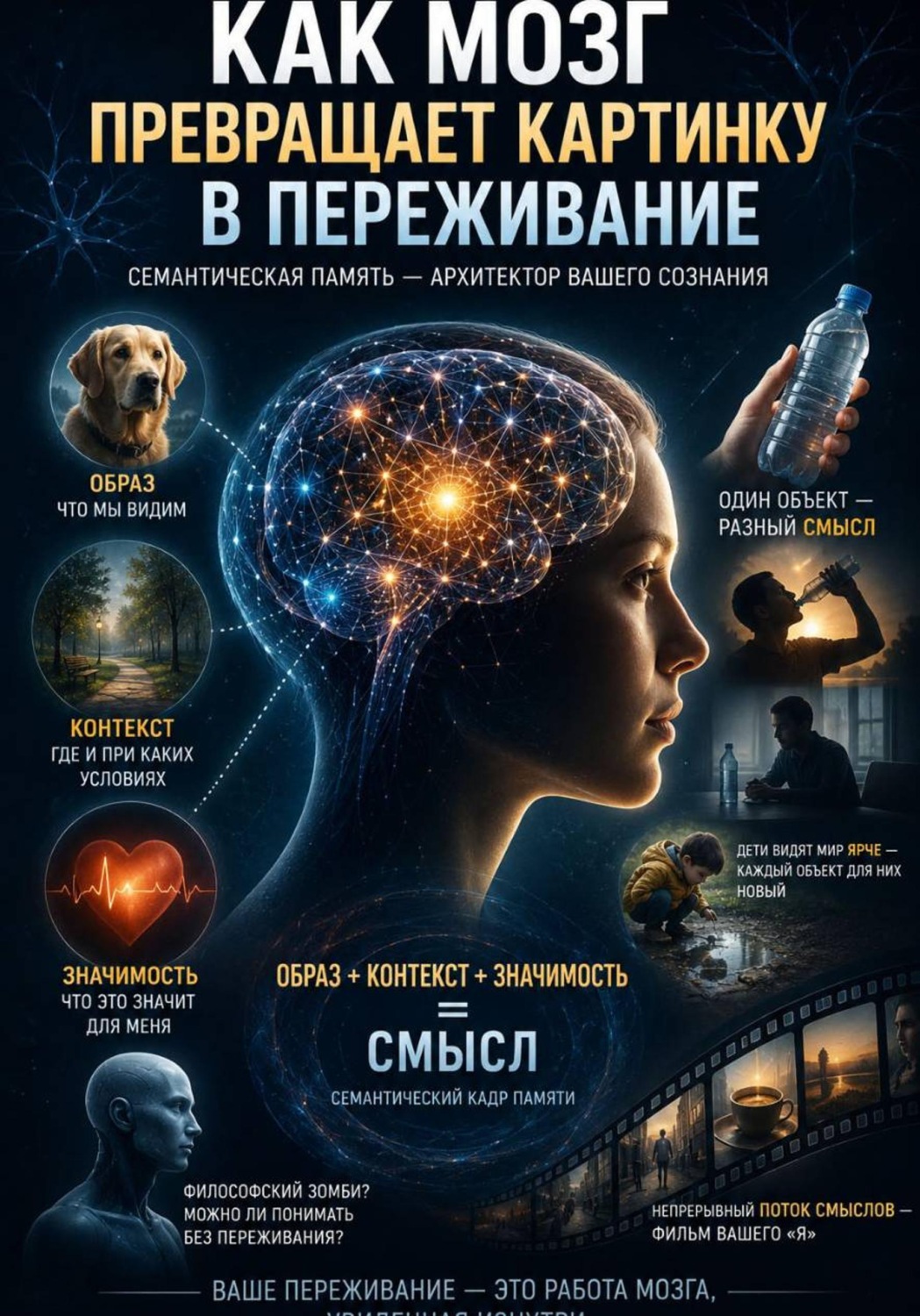Обложка книги «Как мозг превращает картинку в переживание»