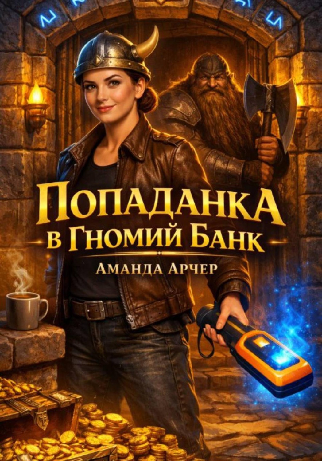 Обложка книги «Попаданка в гномий банк»