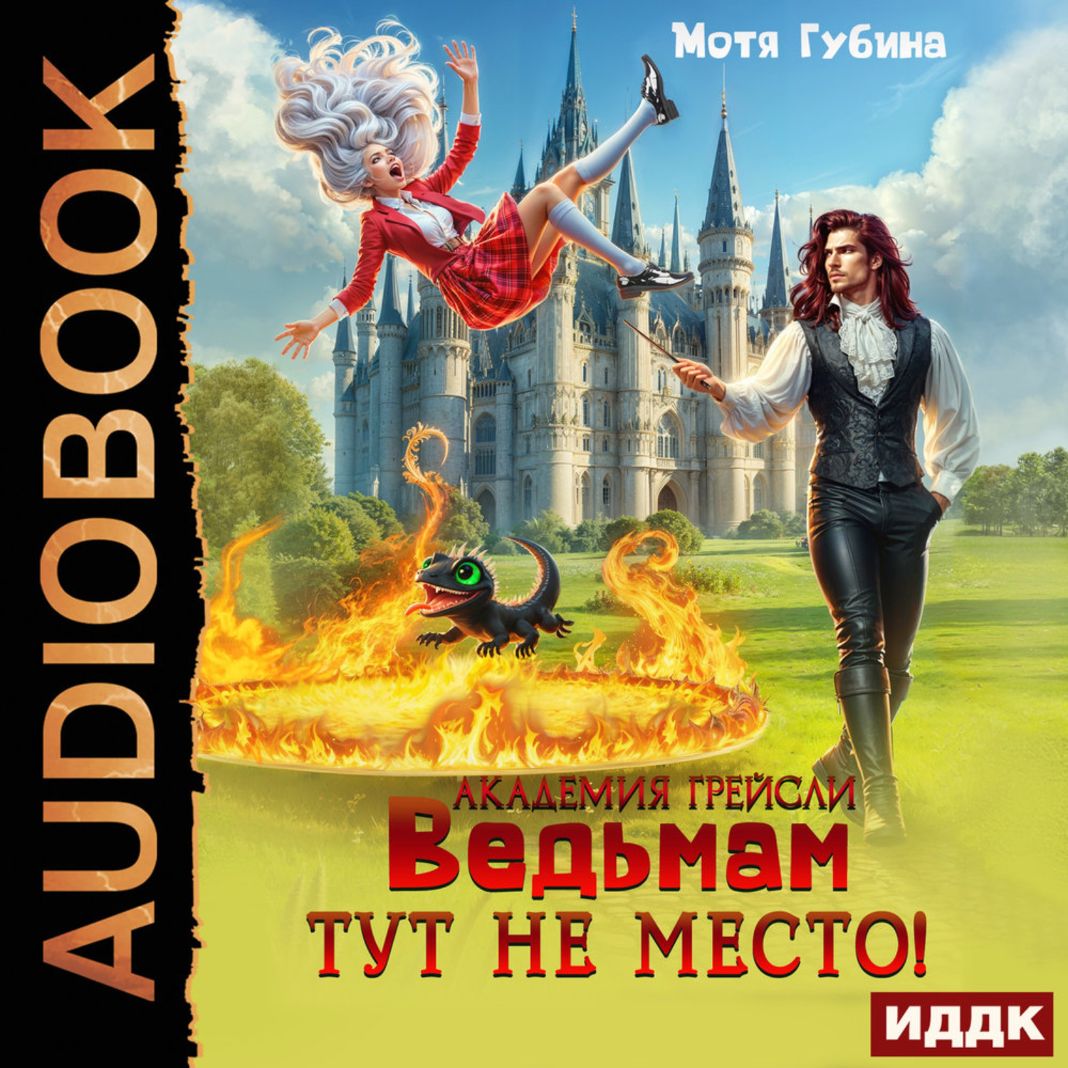 Обложка книги «Академия Грейсли. Ведьмам тут не место!»