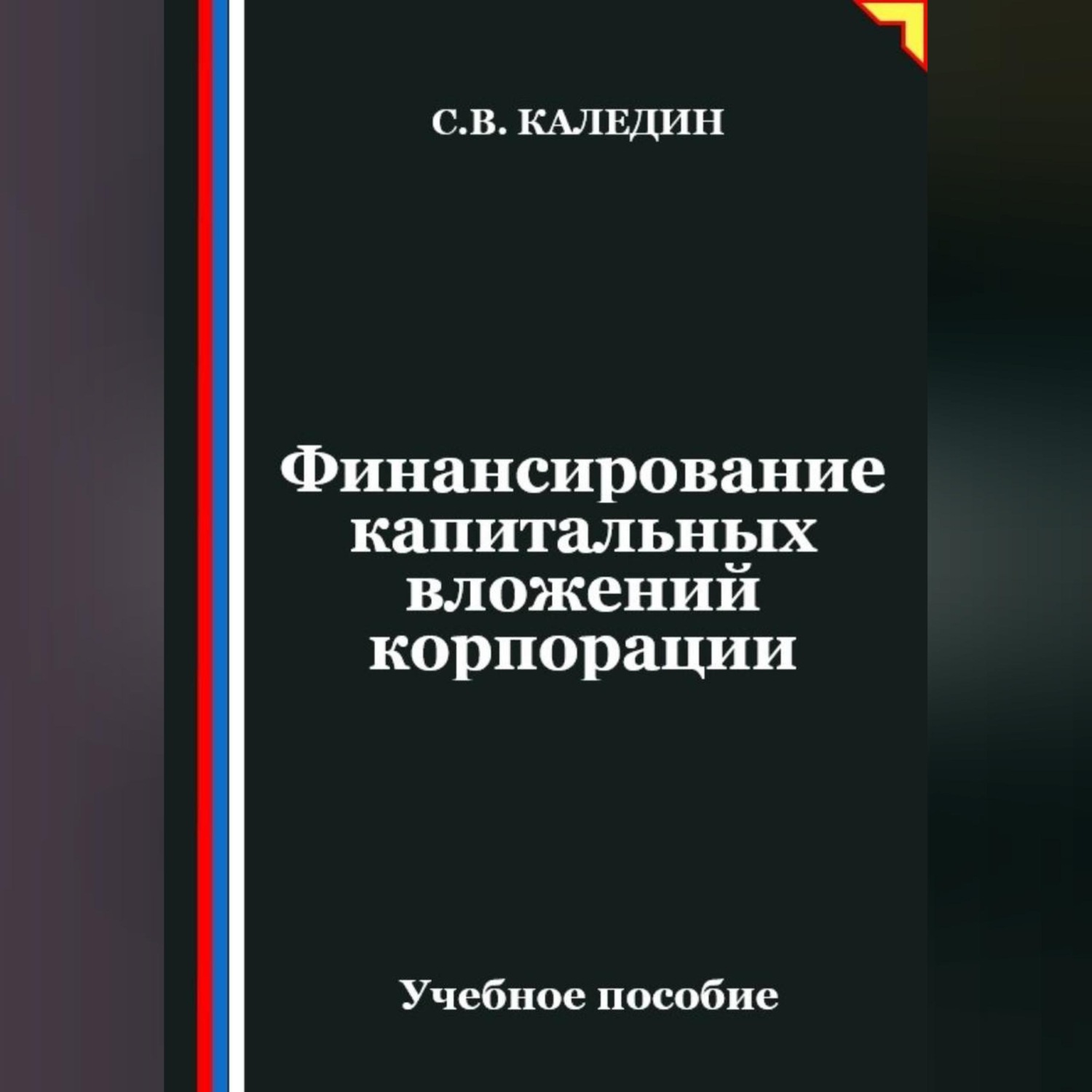 Обложка книги «Финансирование капитальных вложений корпорации»