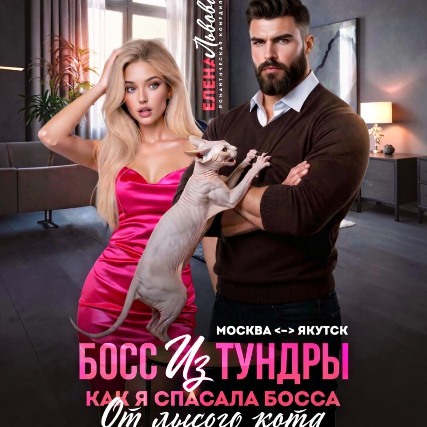 Обложка книги «Босс из тундры. Как я спасала босса от лысого кота»