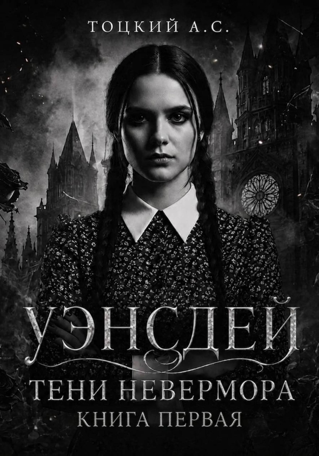 Обложка книги «Уэнсдей. Тени Невермора»
