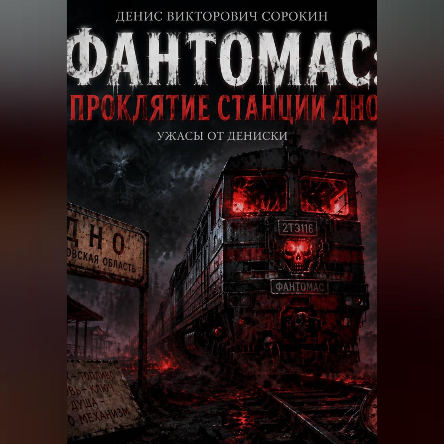 Обложка книги ««фантомас: проклятие станции дно»»