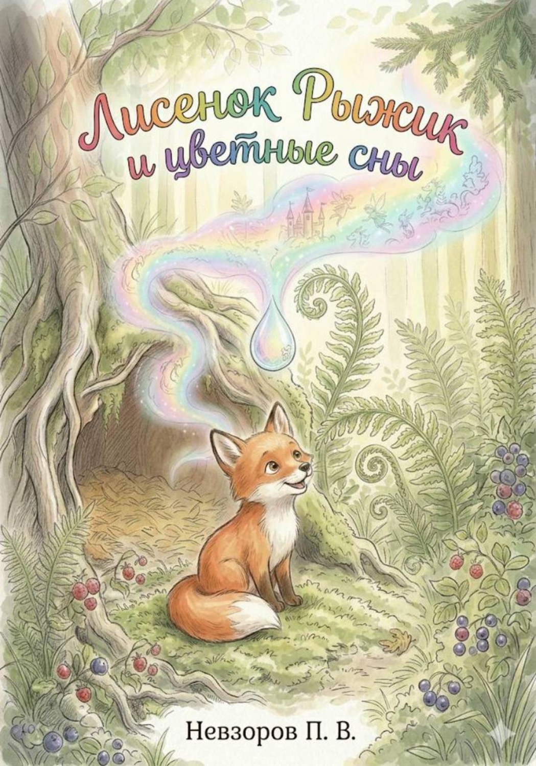 Обложка книги «Лисенок Рыжик и цветные сны»