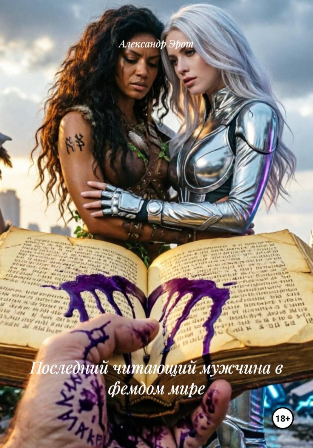 Обложка книги «Последний читающий мужчина в фемдом мире»