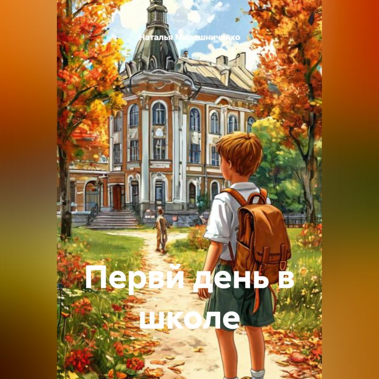 Обложка книги «Первй день в школе»