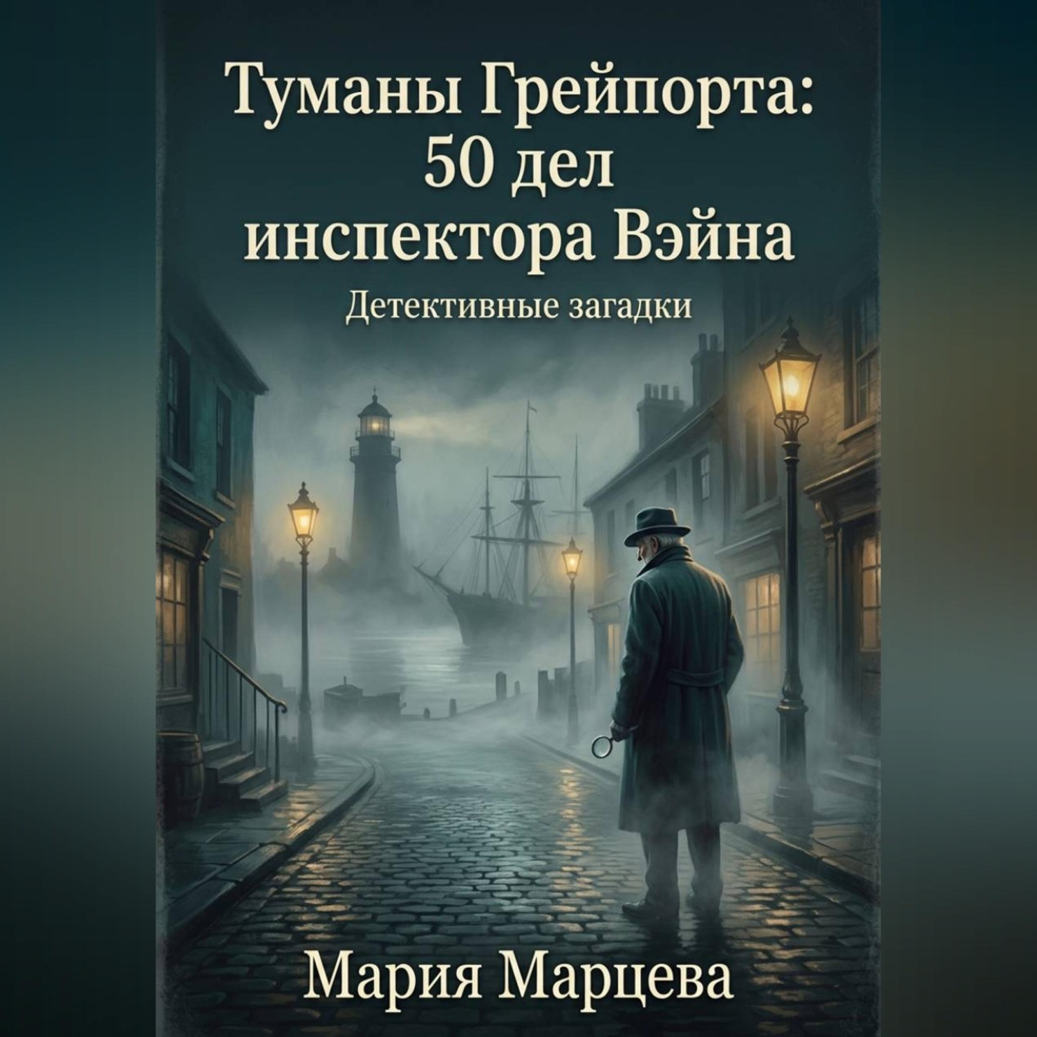 Обложка книги «Детективные загадки. Туманы Грейпорта: 50 дел инспектора Вэйна»