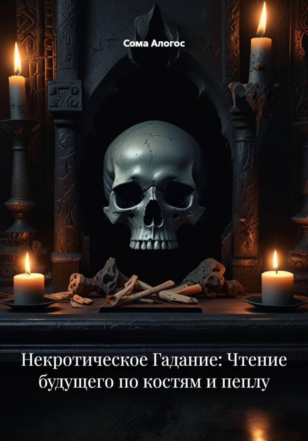 Обложка книги «Некротическое Гадание: Чтение будущего по костям и пеплу»