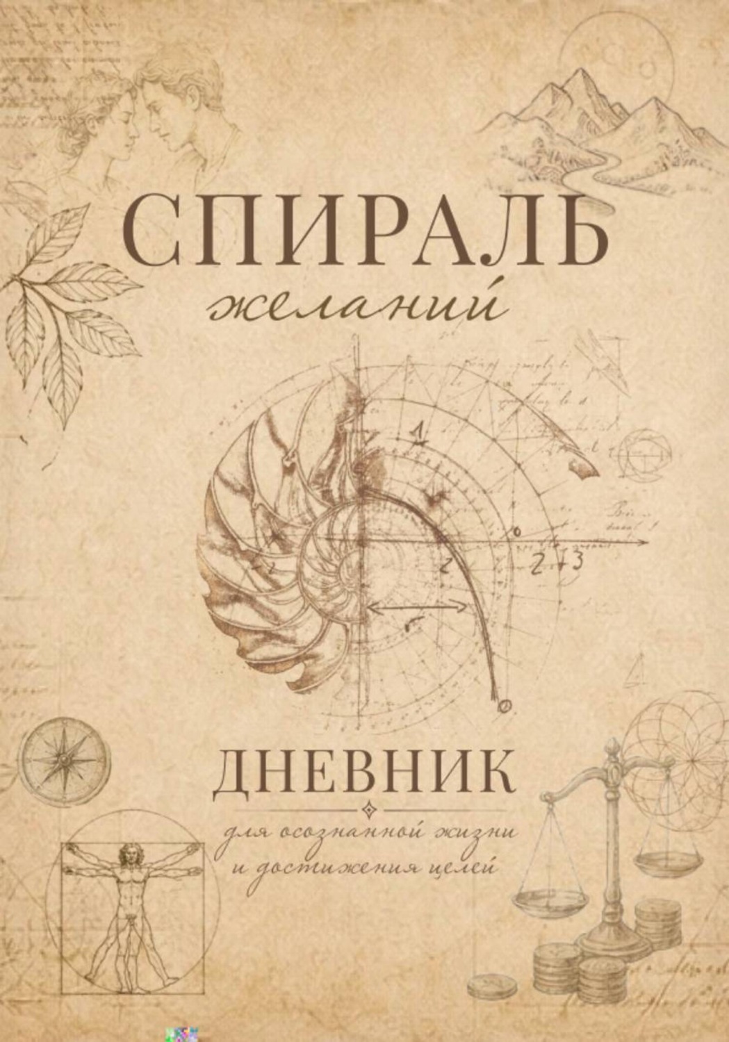 Обложка книги «Спираль желаний. Дневник для самопознания»