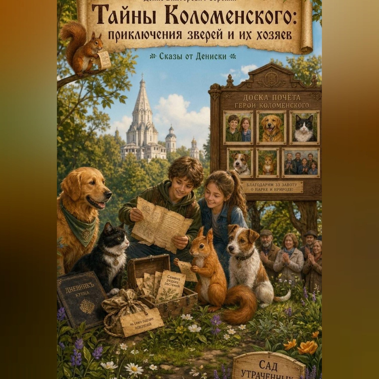 Обложка книги ««Тайны Коломенского: приключения зверей и их хозяев»»