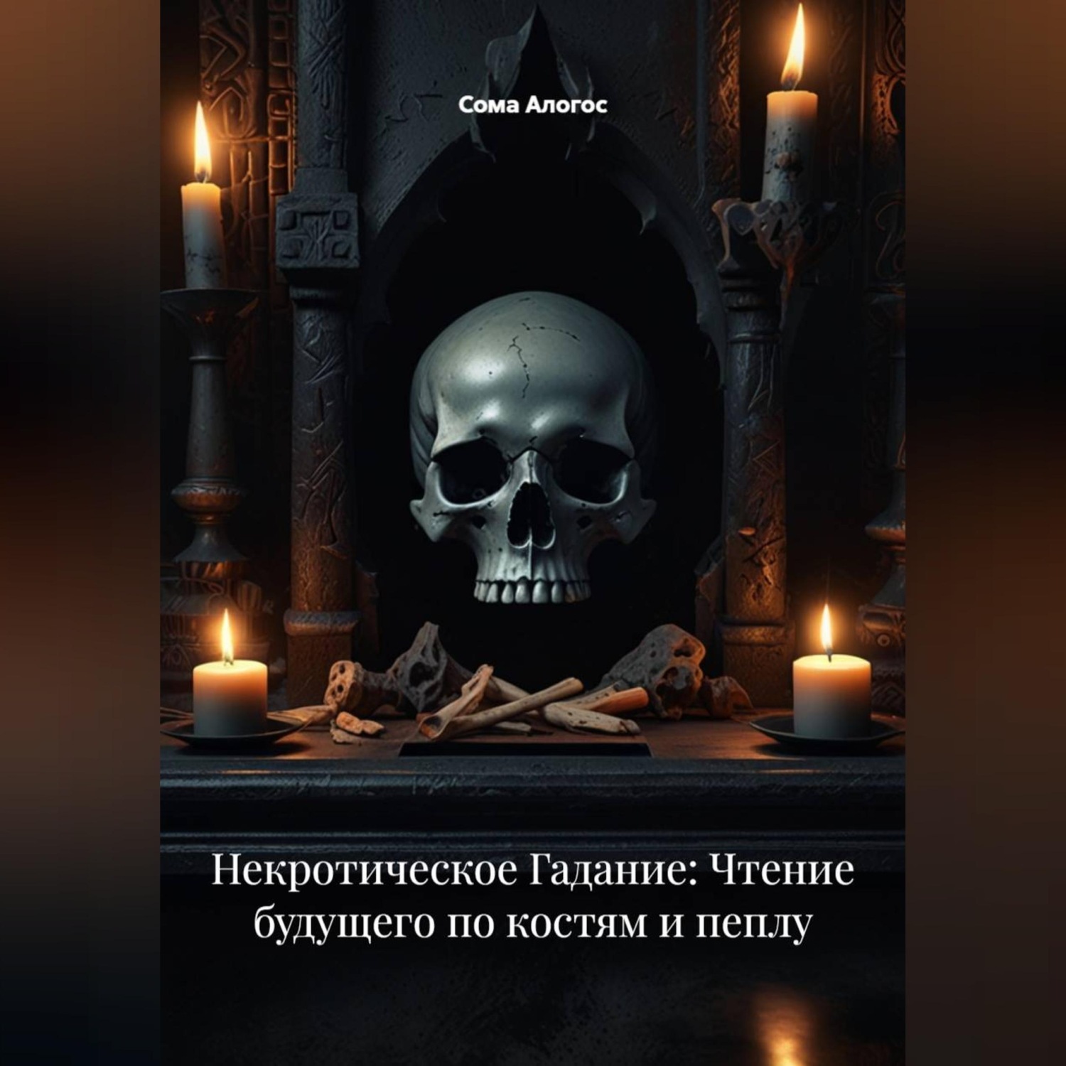 Обложка книги «Некротическое Гадание: Чтение будущего по костям и пеплу»