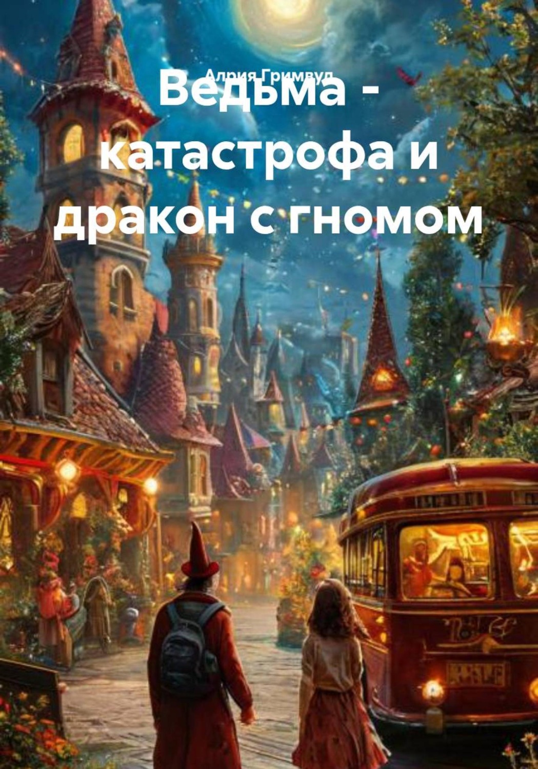 Обложка книги «Ведьма - катастрофа и дракон с гномом»