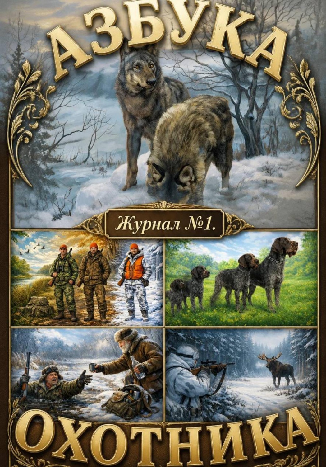 Обложка книги «Азбука охотника. Журнал номер 1»