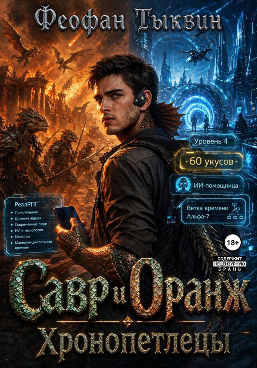 Обложка книги «Савр и Оранж. Хронопетлецы»