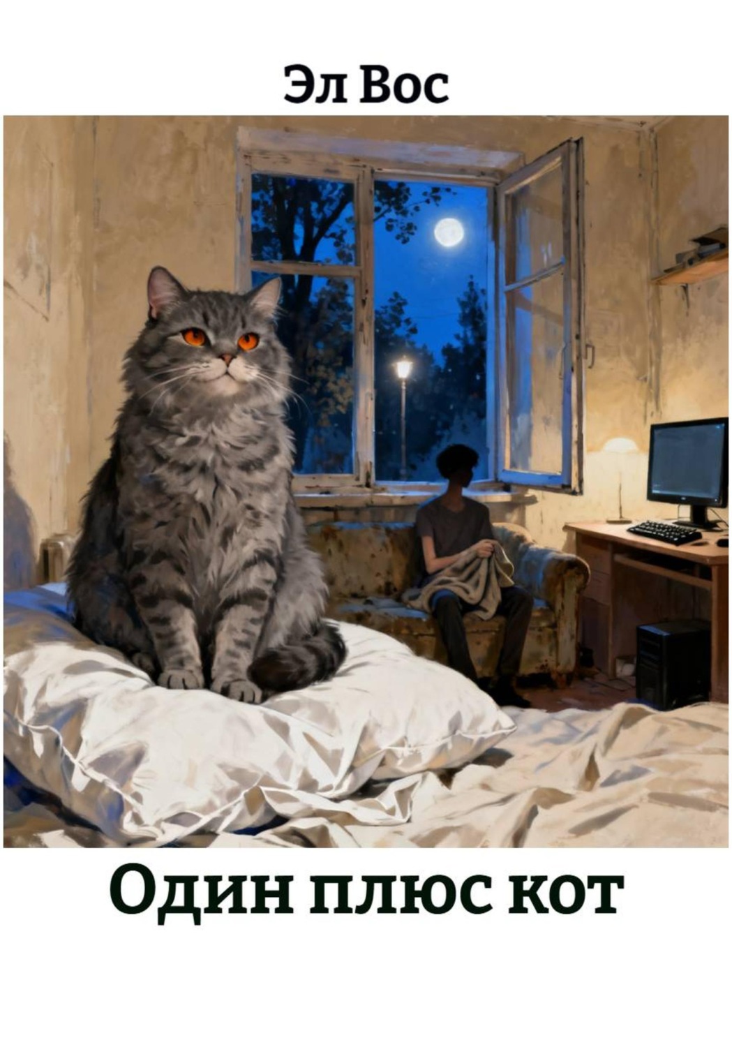 Обложка книги «Один плюс кот»