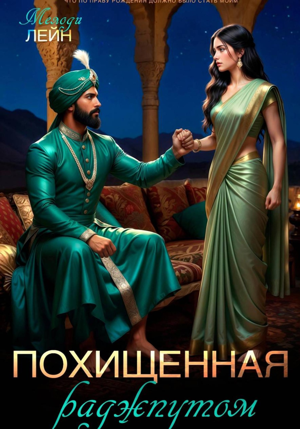 Обложка книги «Похищенная раджпутом»