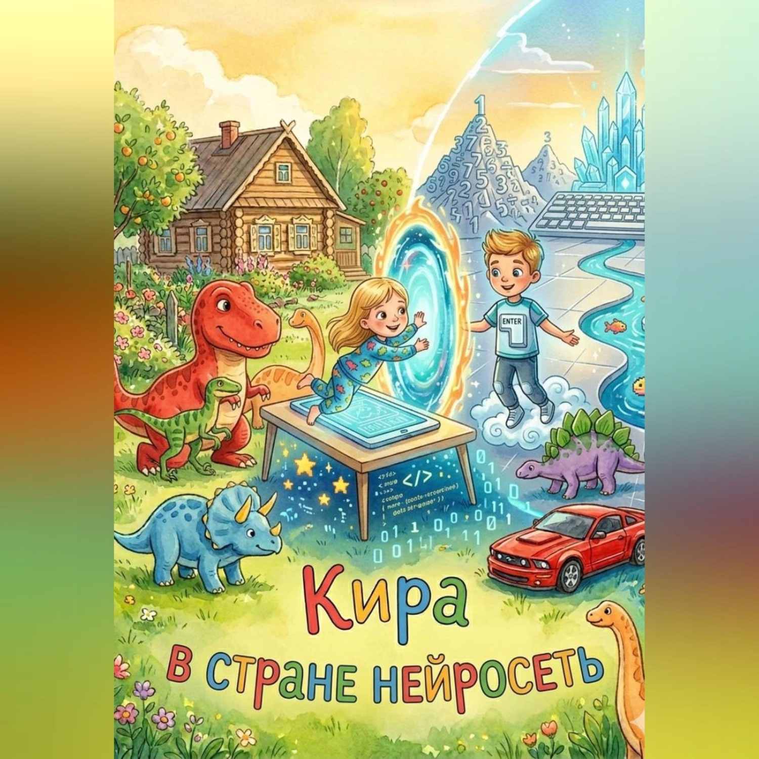 Обложка книги «Кира в Стране Нейросеть»