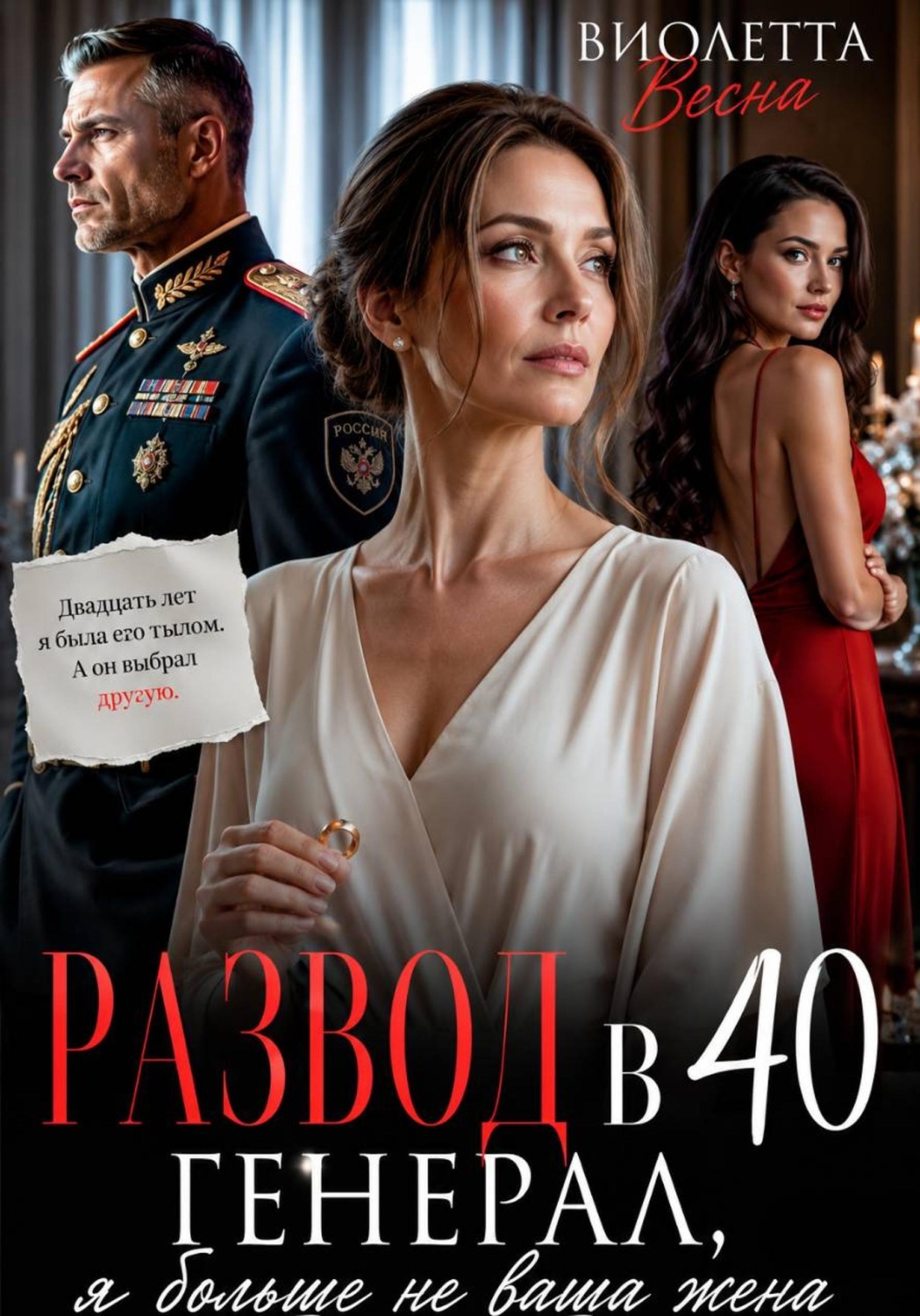 Обложка книги «Развод в 40. Генерал, я больше не ваша жена»