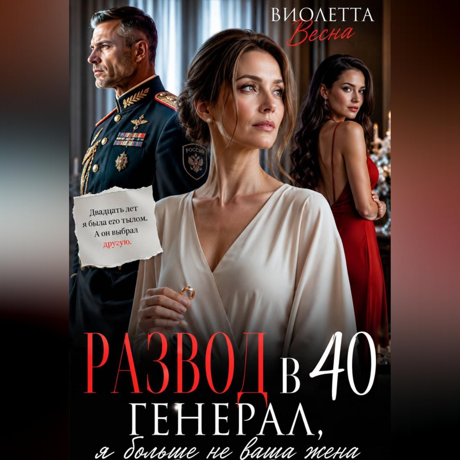 Обложка книги «Развод в 40. Генерал, я больше не ваша жена»