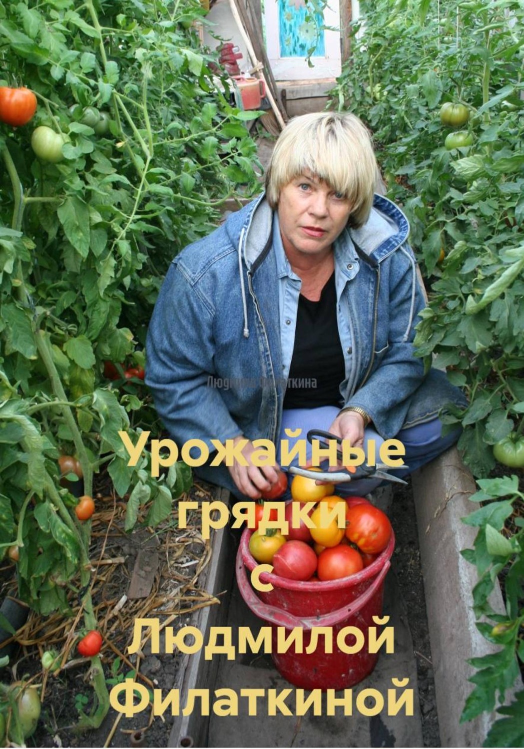 Обложка книги «Урожайные грядки с Людмилой Филаткиной»