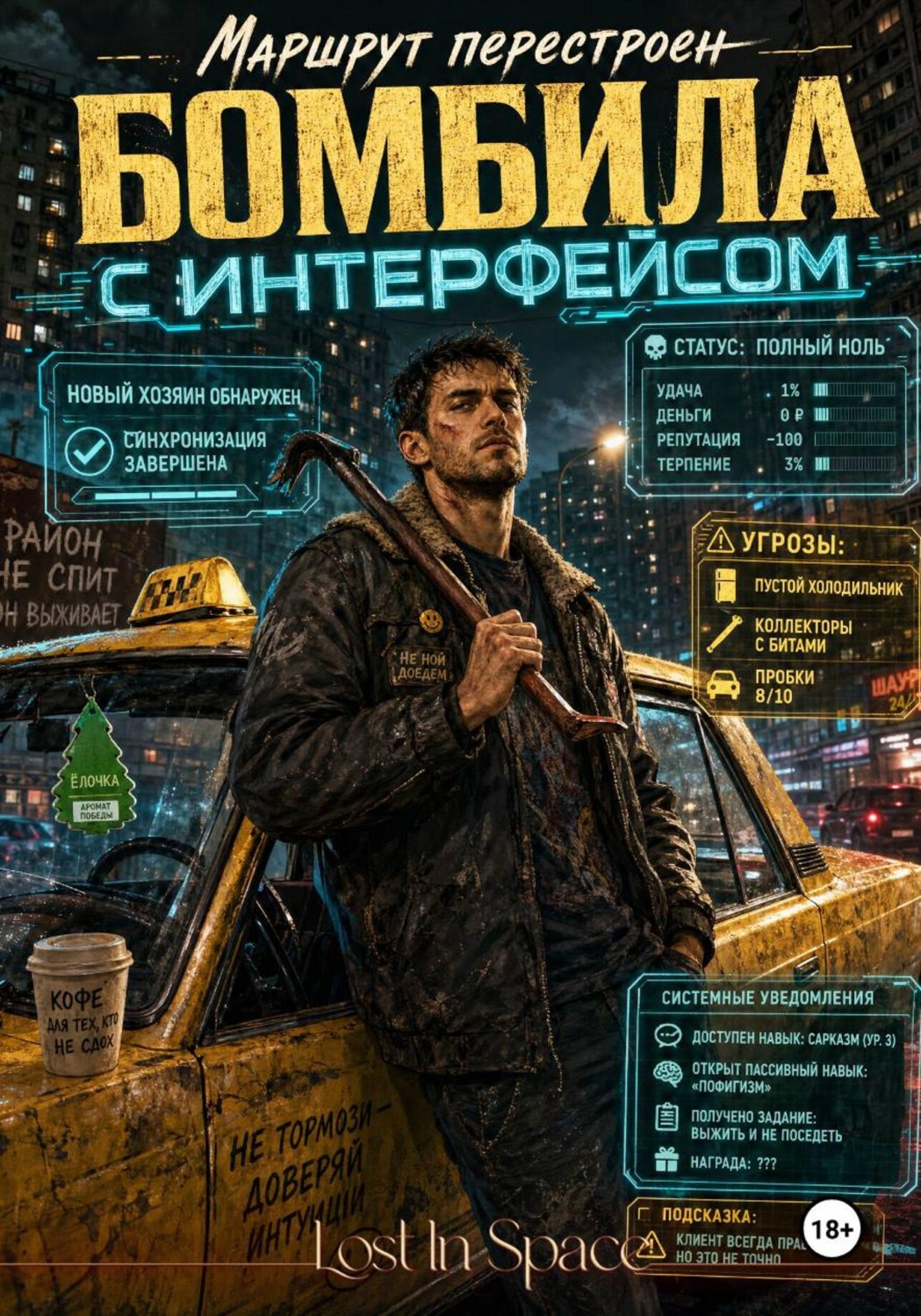 Обложка книги «Бомбила с интерфейсом»