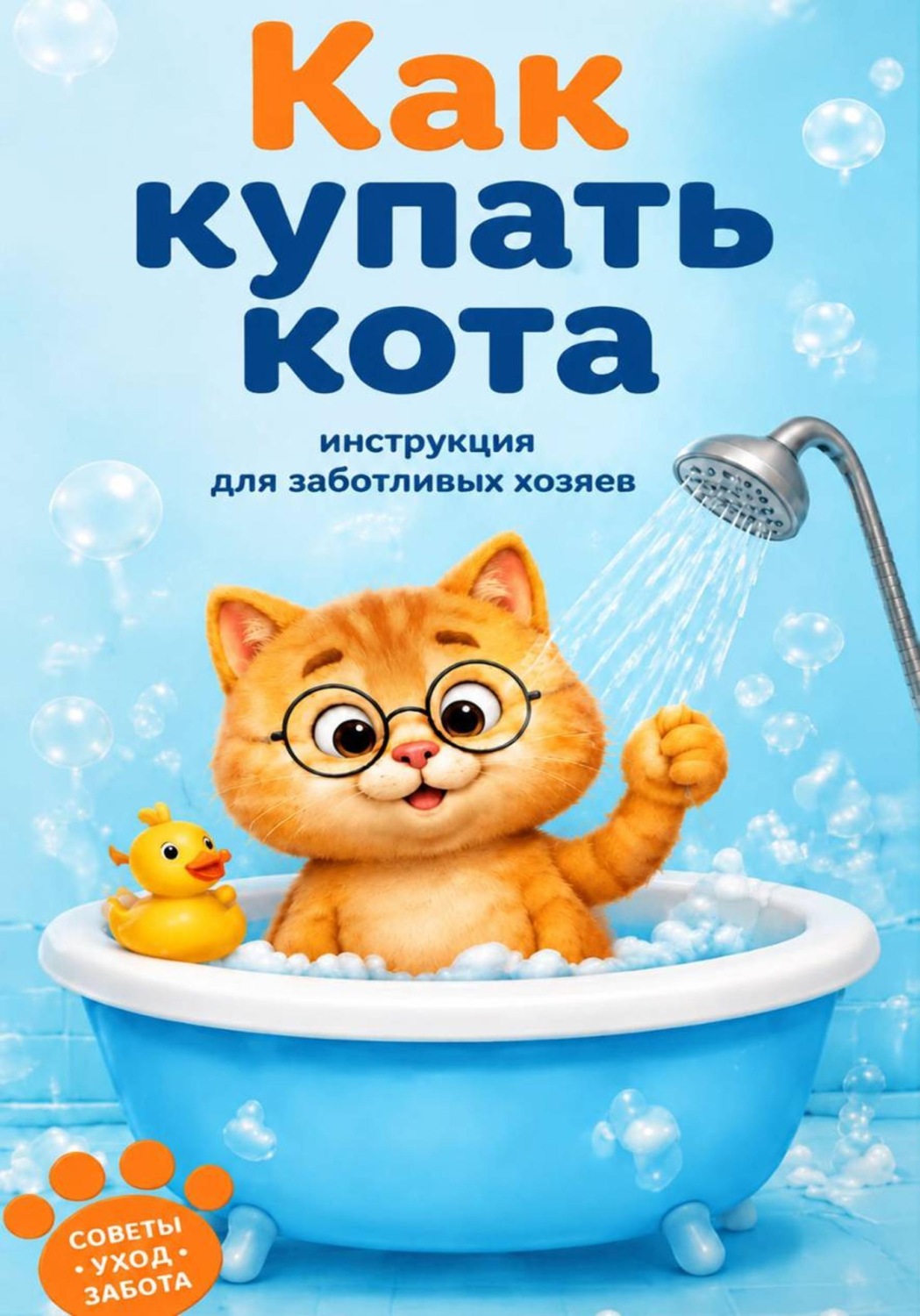 Обложка книги «Чек-лист «Как купать кота»»