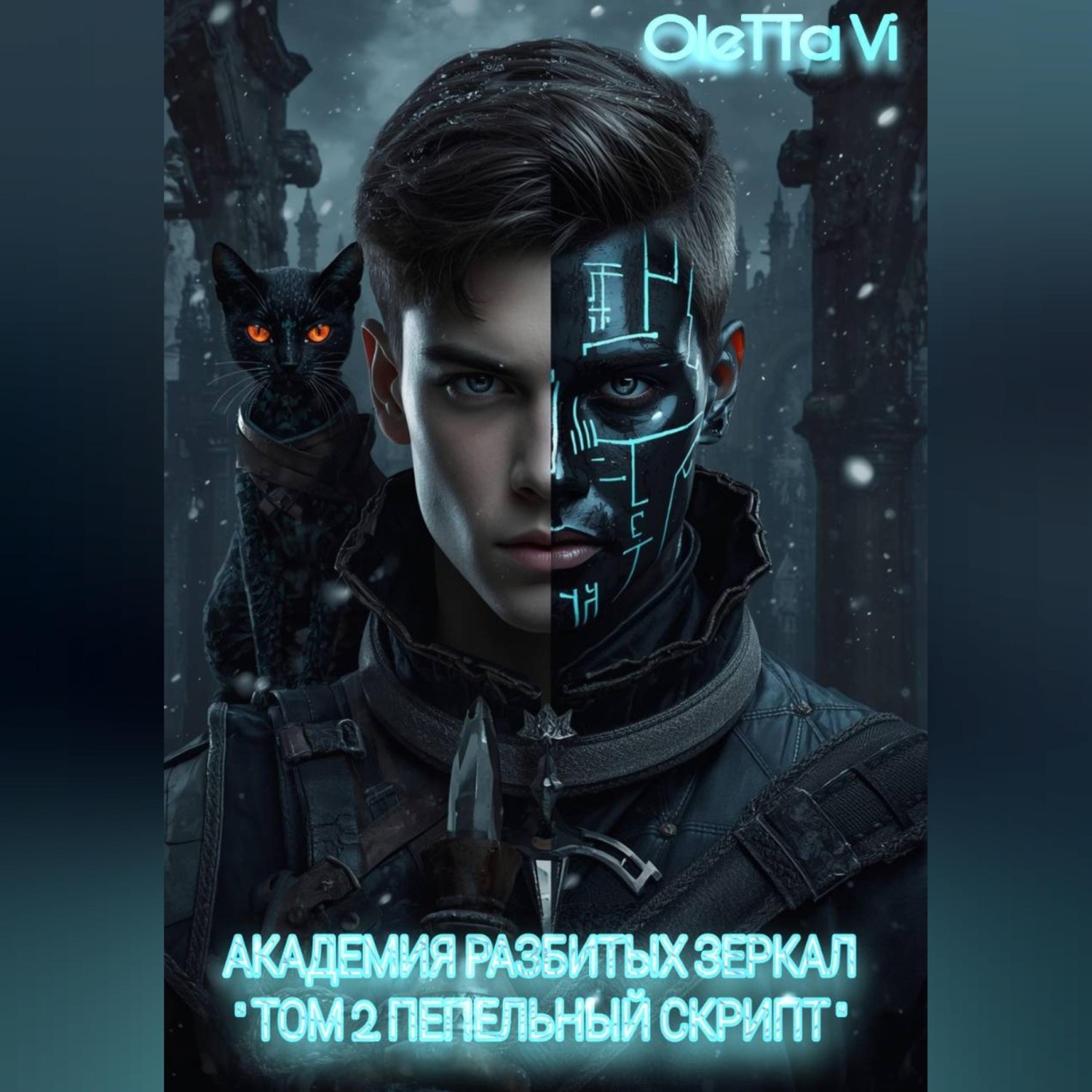 Обложка книги «АКАДЕМИЯ РАЗБИТЫХ ЗЕРКАЛ «ТОМ 2: ПЕПЕЛЬНЫЙ СКРИПТ»»