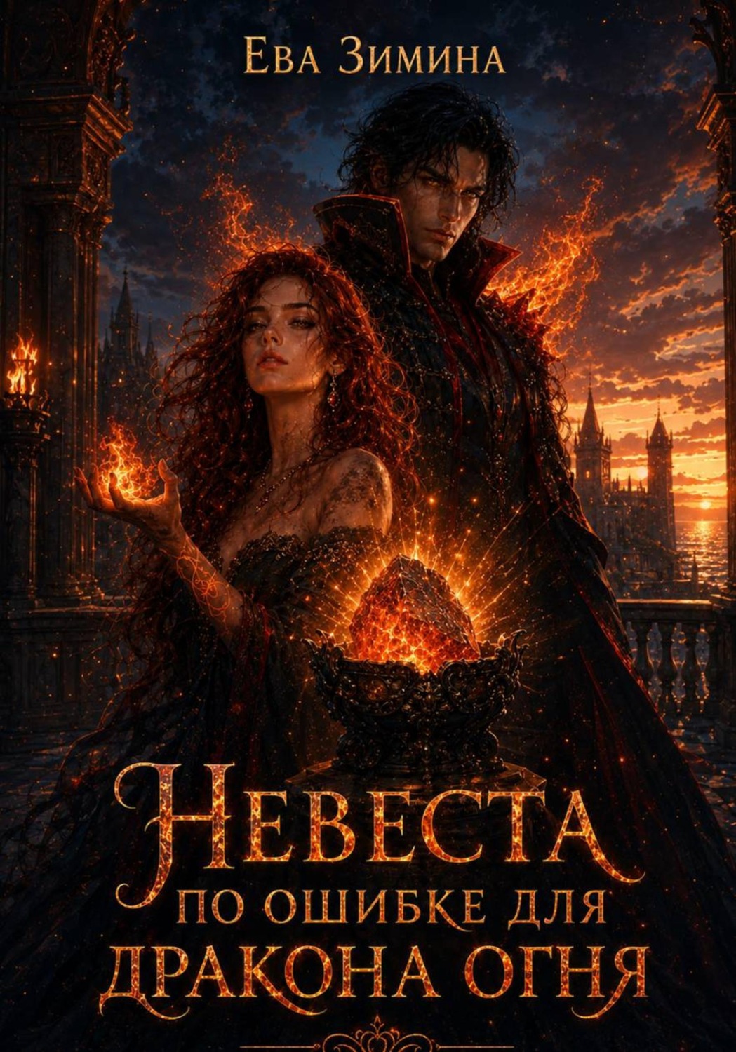 Обложка книги «Невеста по ошибке для дракона огня»