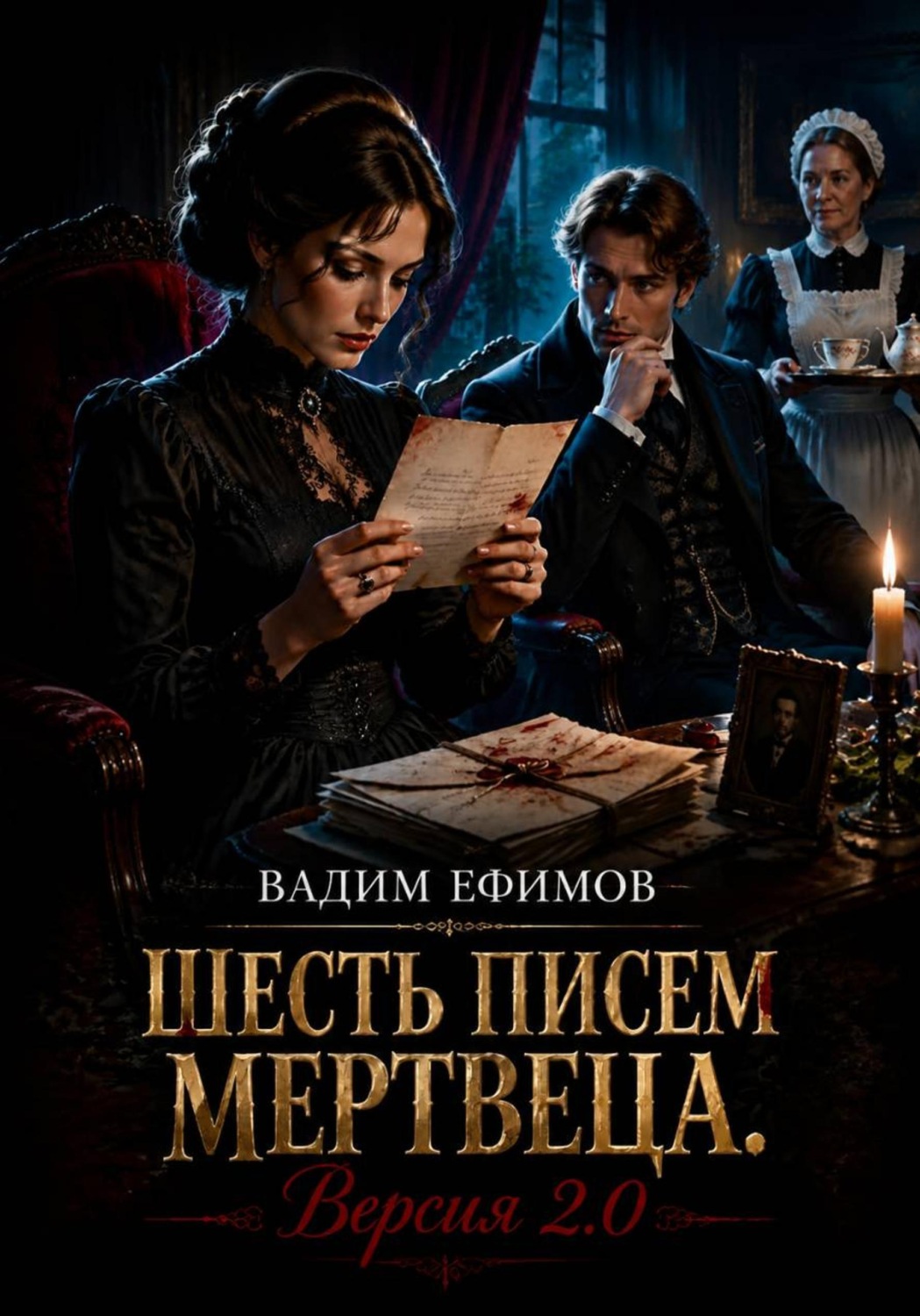 Обложка книги «Шесть писем мертвеца. Версия 2.0»