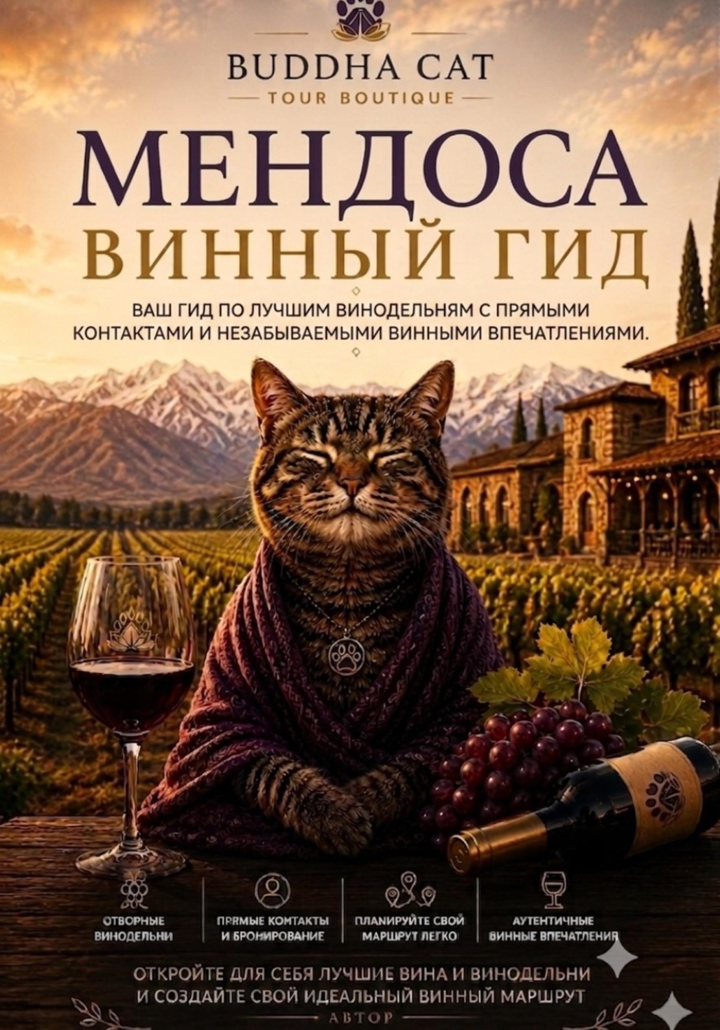 Обложка книги «Аргентина.Мендоса. Винный гид»
