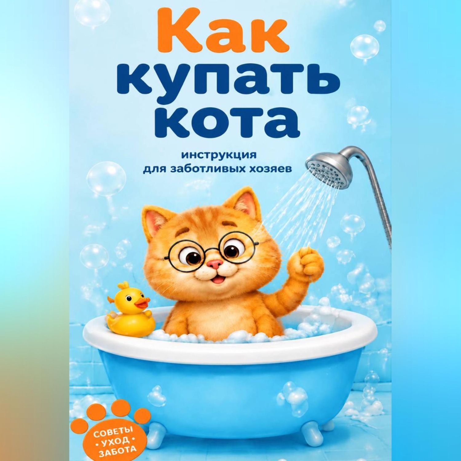 Обложка книги «Чек-лист «Как купать кота»»