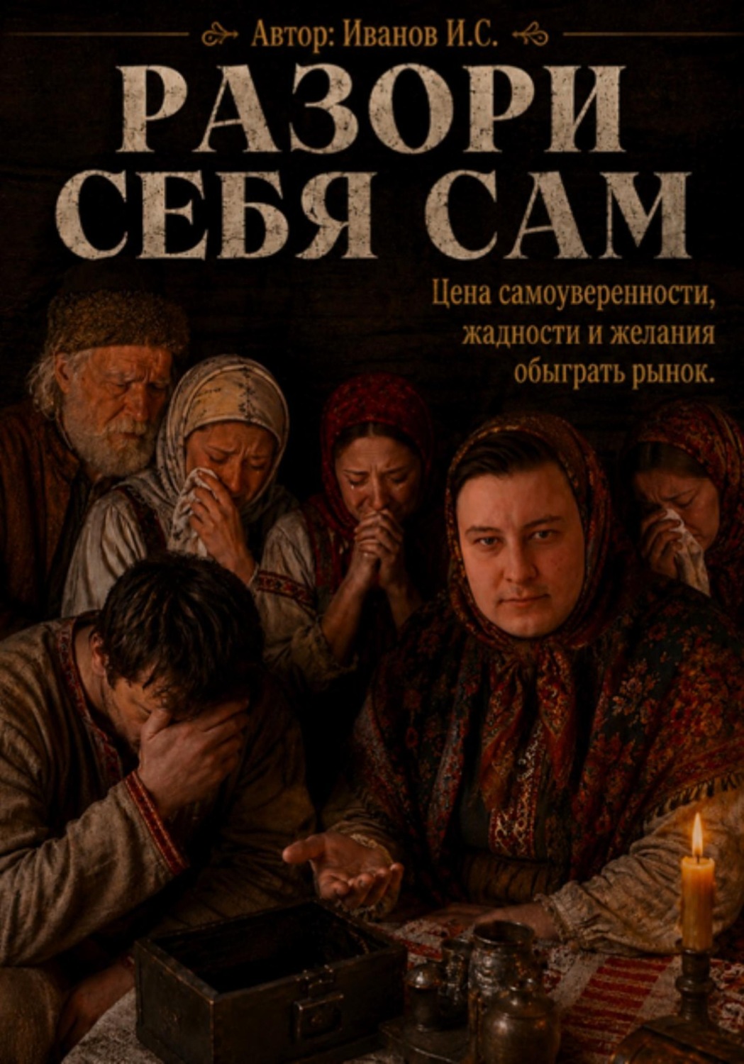 Обложка книги «Разори себя сам. Цена самоуверенности, жадности и желания обыграть рынок»