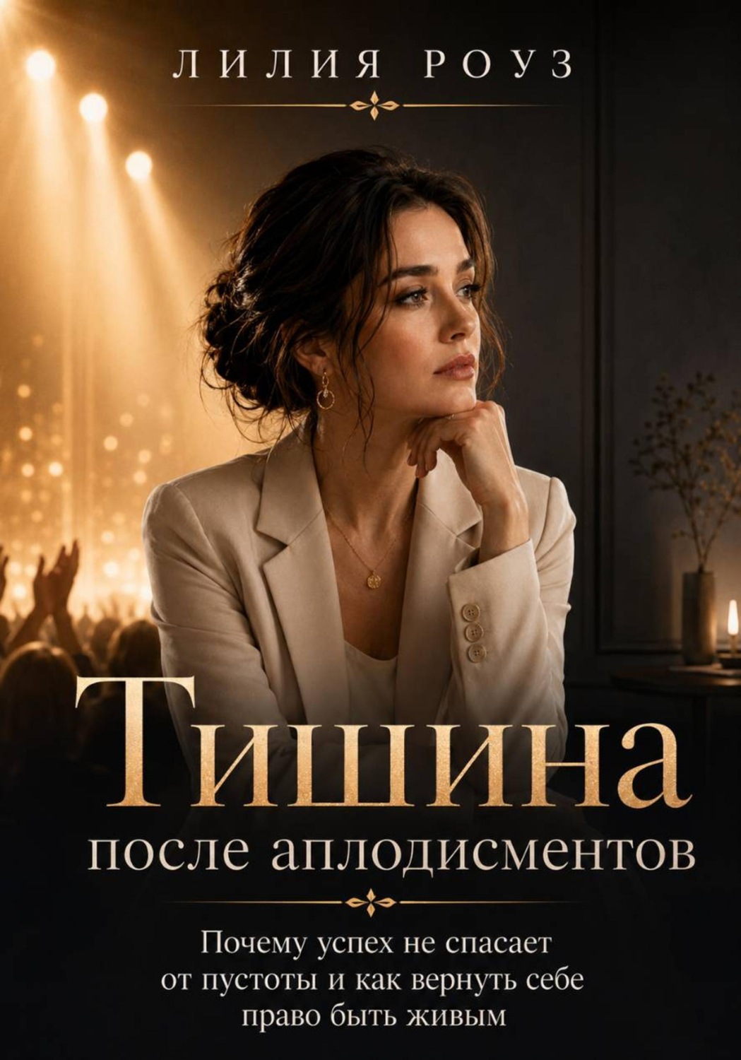 Обложка книги «Тишина после аплодисментов. Почему успех не спасает от пустоты и как вернуть себе право быть живым»