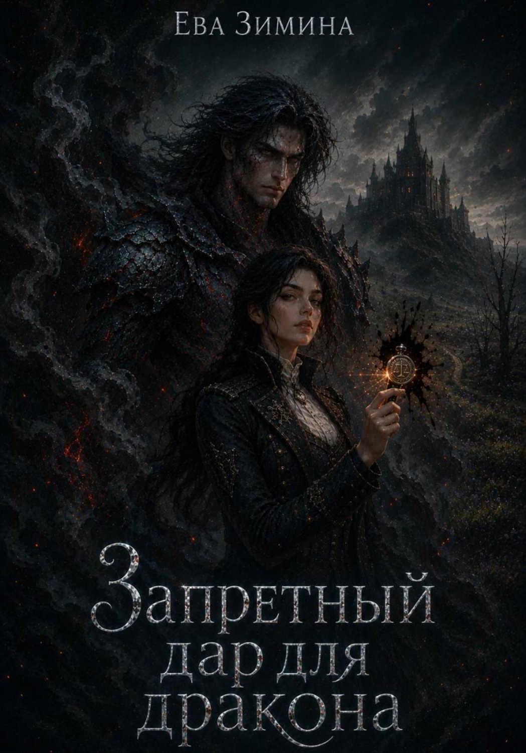 Обложка книги «Запретный дар для дракона»