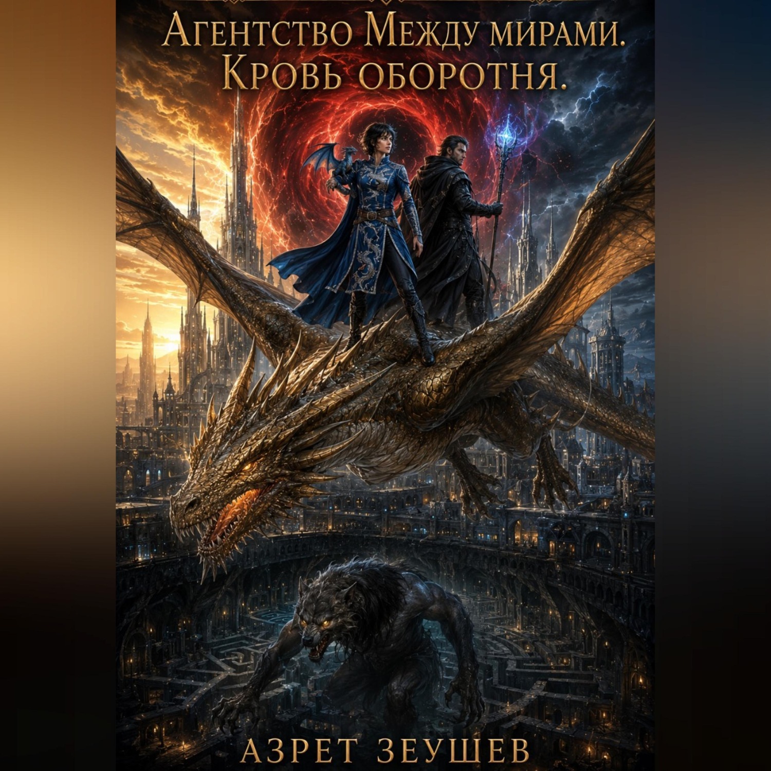 Обложка книги «Агентство «Между мирами». Кровь оборотня»