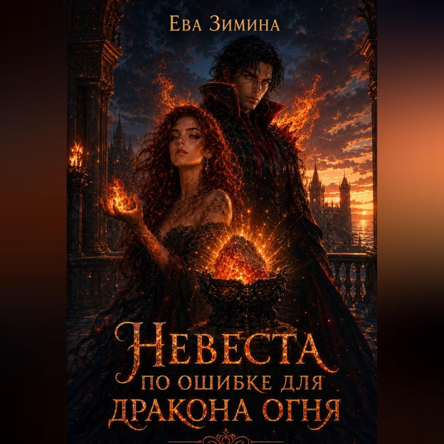 Обложка книги «Невеста по ошибке для дракона огня»